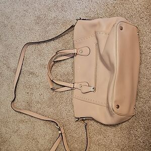 Henri Bendel Light Pink Leather Satchel Bag